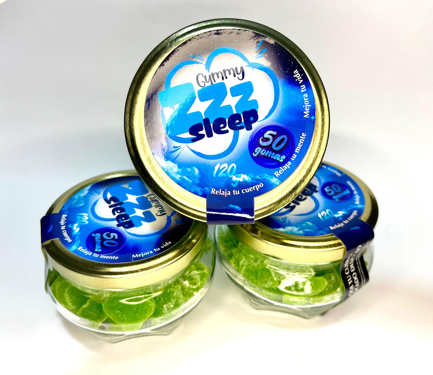 FRASCO CON X50 GOMAS BLANDAS.